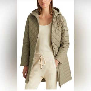 Lauren Ralph Lauren hooded quilted down coat